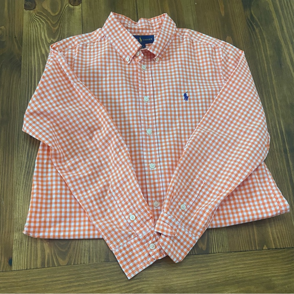 Vineyard Vines Tan Shorts, Ralph Lauren and children place button down tops - Picture 9 of 11